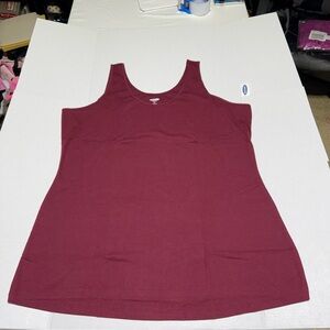 Old Navy Maroon Tank Top